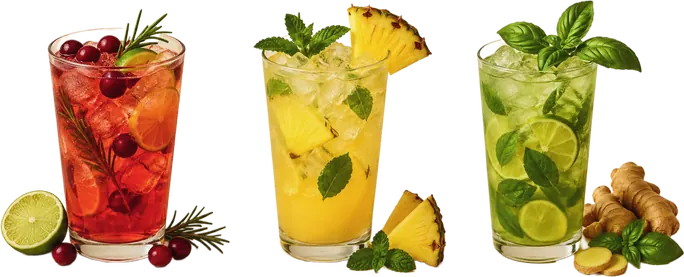 Hausgemachte Limonaden